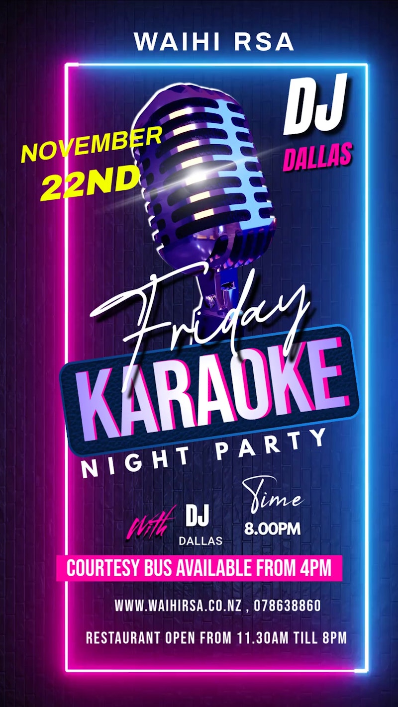 Karaoke Night Party with DJ Dallas